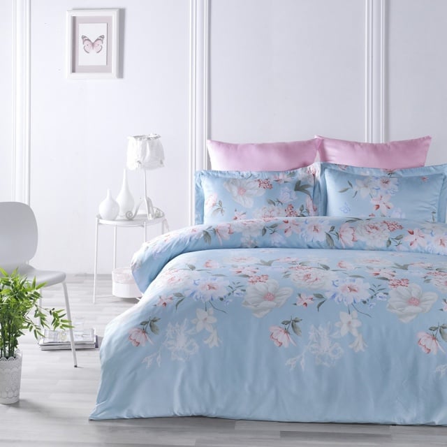 Lenjerie pat multicolora din bumbac Cielo The Home Collection