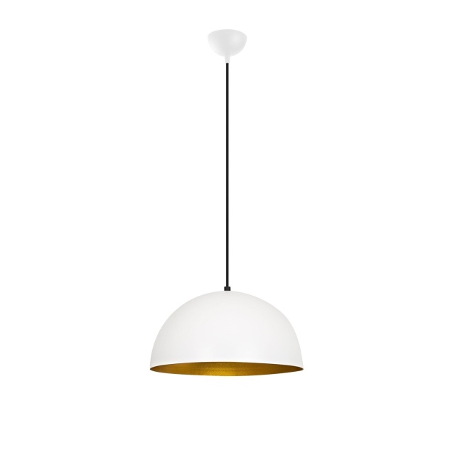 Lustra alba/aurie din metal Sivani M The Home Collection