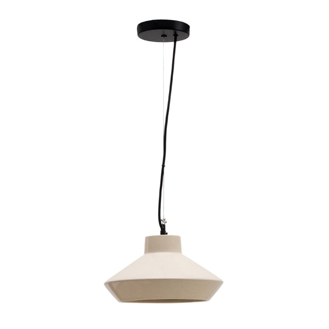 Lustra bej din ceramica Portol Kave Home