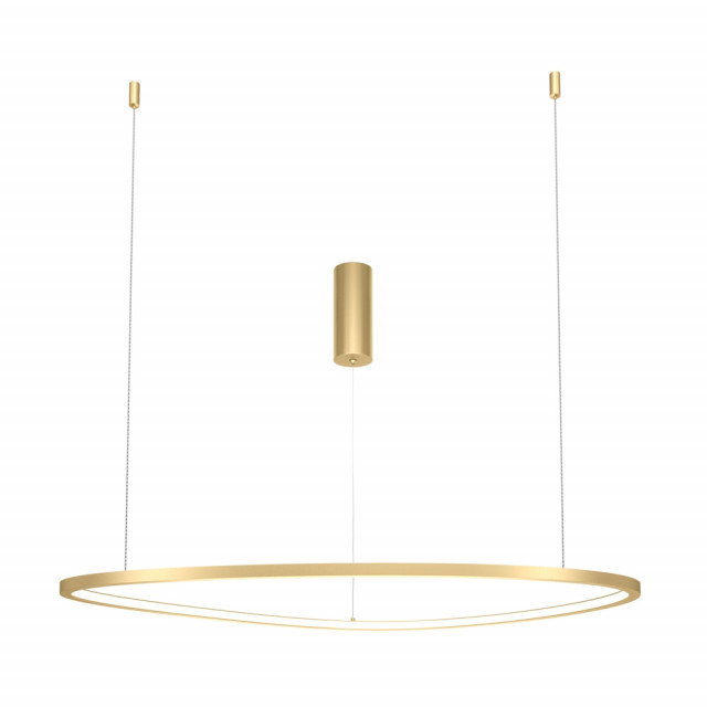 Lustra maro alama din aluminiu cu LED Glint Maytoni