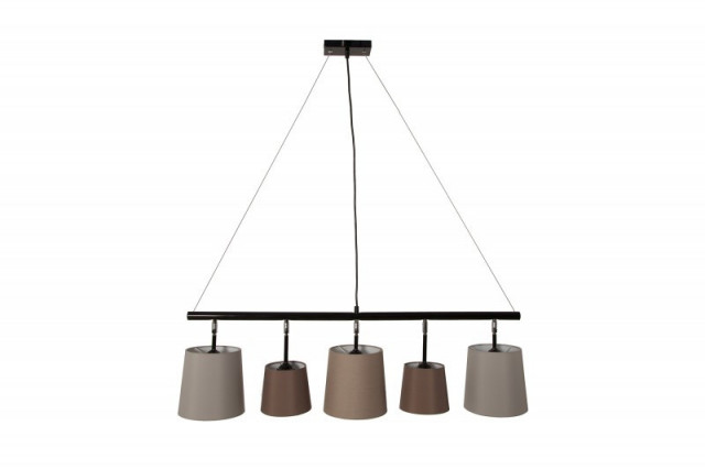 Lustra multicolora din metal cu 5 becuri Levels Light The Home Collection