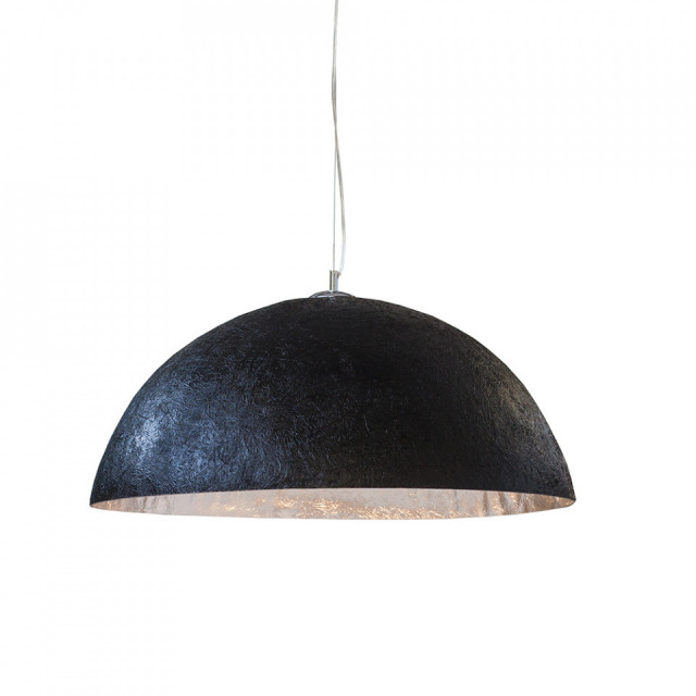 Lustra neagra/argintie din metal Glow The Home Collection