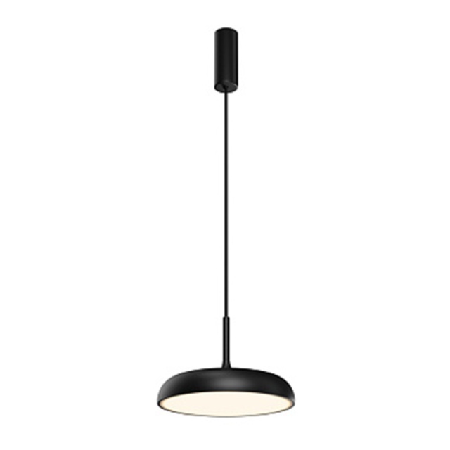 Lustra neagra din metal cu LED Gerhard S Maytoni