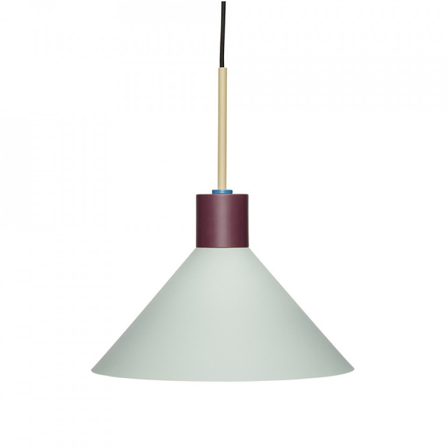 Lustra rosu burgund/alb din metal CrayonHubsch
