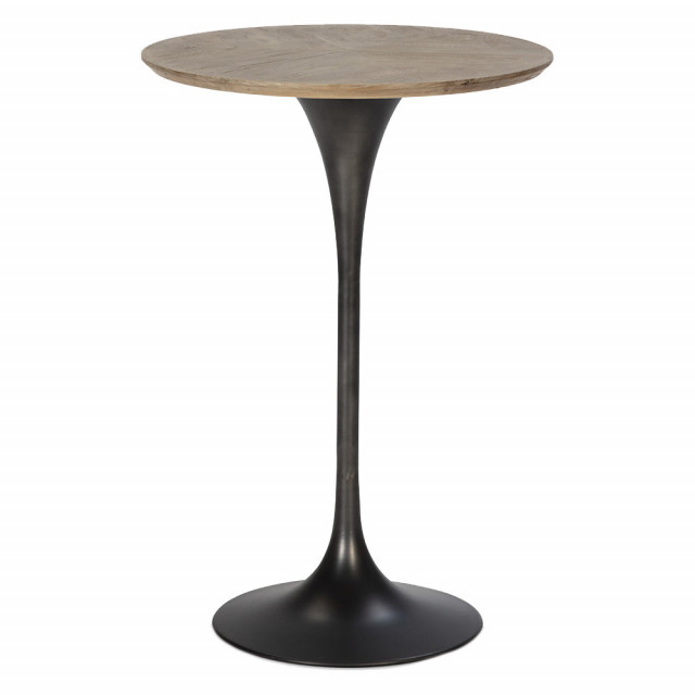 Masa bar maro/neagra din lemn 75 cm Ariege Thai Natura