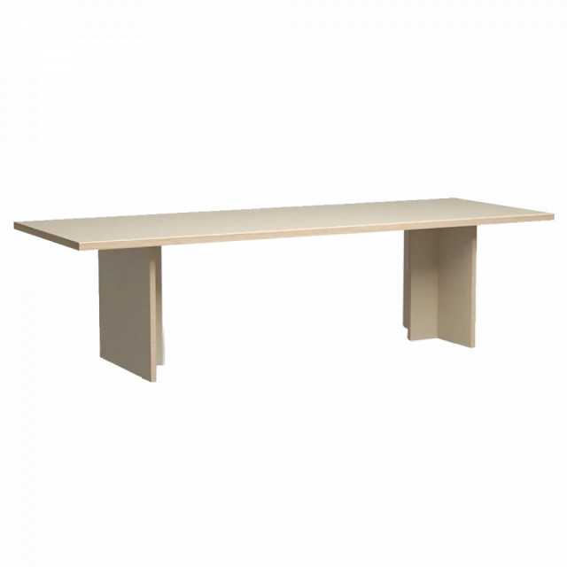 Masa dining crem 100x278 cm Jeff HKliving