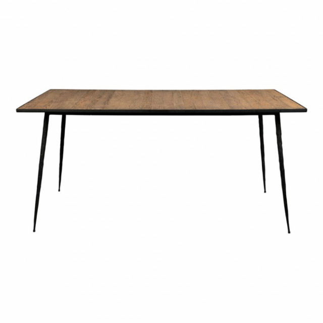 Masa dining din lemn 90x160 cm Pepper Brown Dutchbone