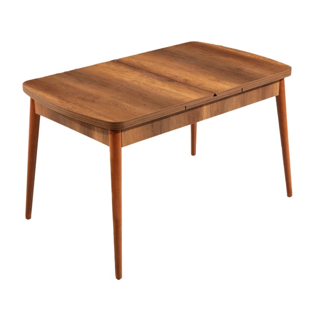 Masa dining extensibila maro din lemn 79x132(170) cm Barok The Home Collection
