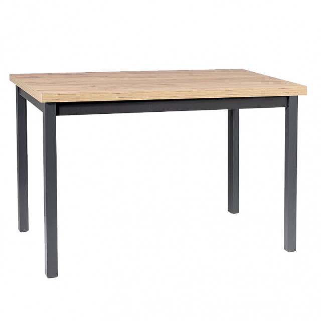 Masa dining maro/neagra 68x120 cm Adam Artisan Oak The Home Collection