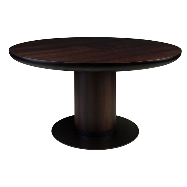 Masa dining maro/neagra din lemn 120 cm Joburg Versmissen