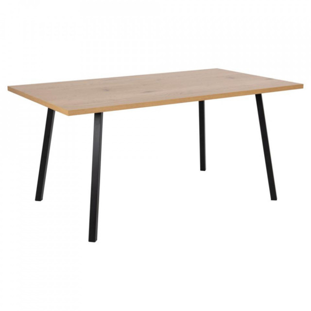 Masa dining neagra/maro din lemn 90x160 cm Cenny Actona Company