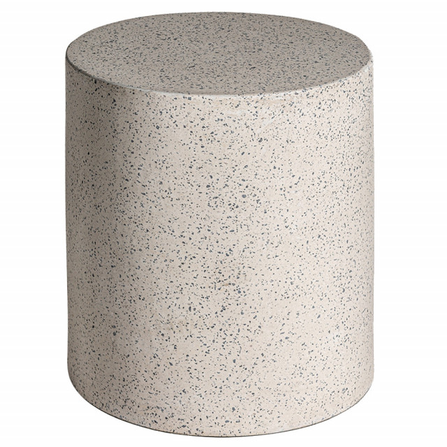 Masa laterala alba din ciment 40 cm Albenga Vical Home