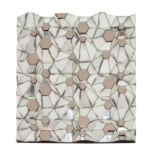 Oglinda decorativa argintie 114x120 cm Etna Versmissen