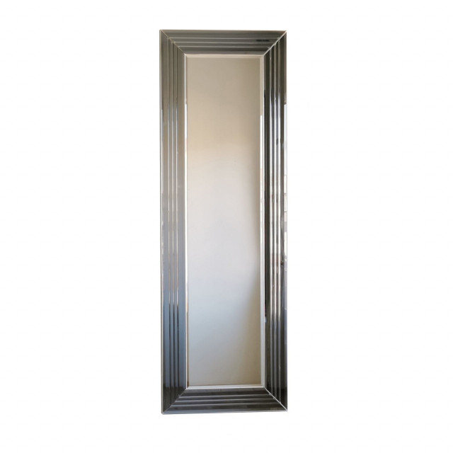 Oglinda dreptunghiulara argintie din lemn 40x120 cm Juo The Home Collection