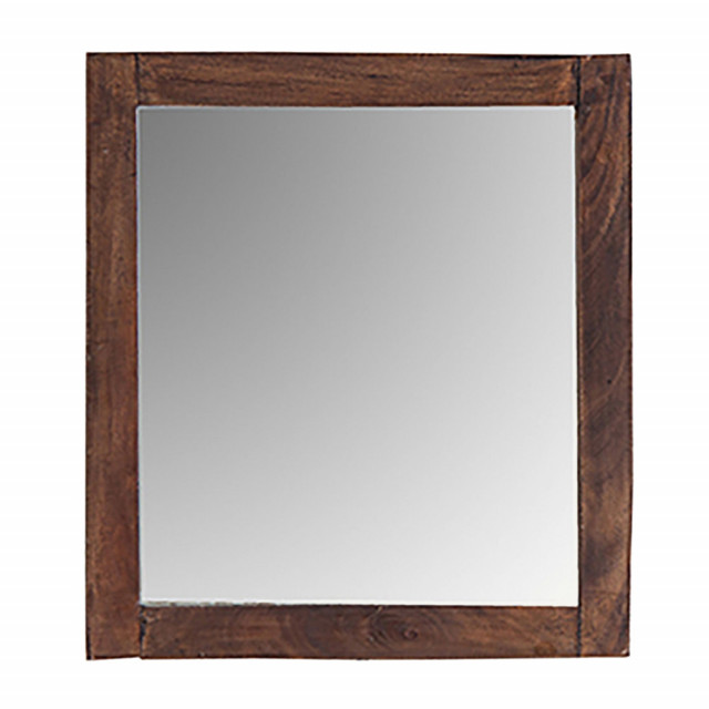 Oglinda dreptunghiulara maro din lemn de mahon 32x36 cm Despina Vical Home