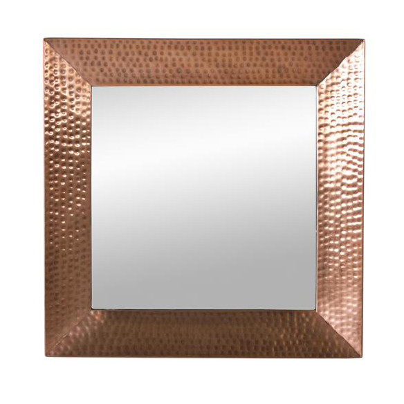 Oglinda patrata aramie din metal 80x80 cm Lucas Giner y Colomer