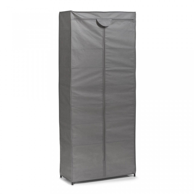 Organizator gri din fleece si metal Textile Shoe Cabinet Zeller