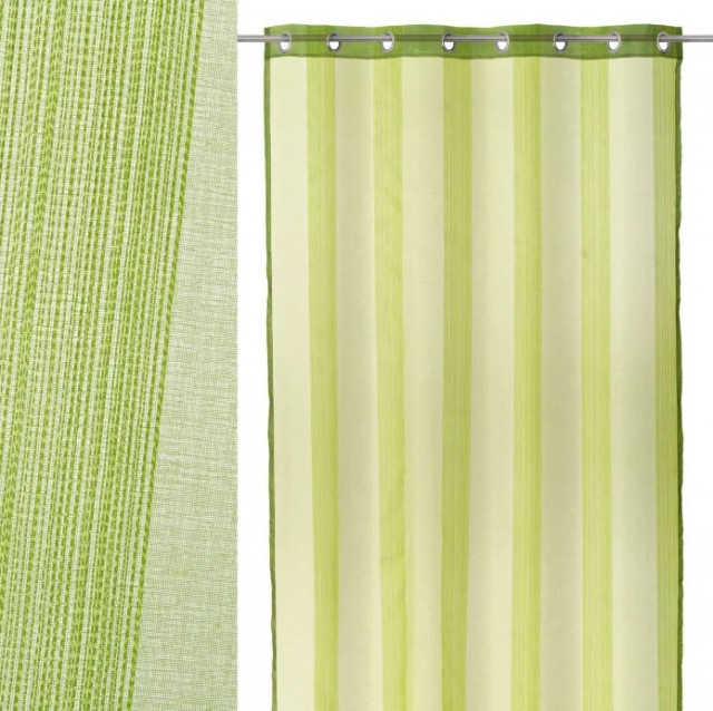 Perdea verde din fibre sintetice 140x260 Visor Loving Adams The Home Collection