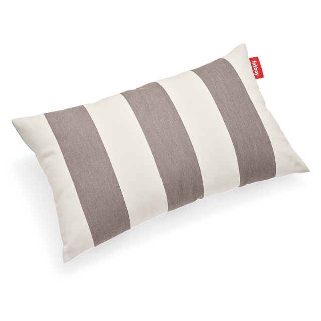 Perna pentru exterior dreptunghiulara alba/maro din fibre sintetice 40x66 cm King Fatboy
