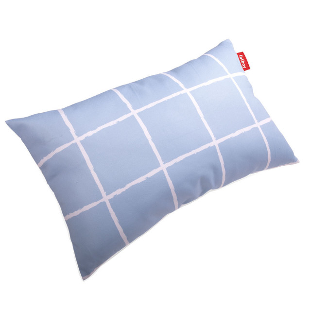 Perna pentru exterior dreptunghiulara albastra din fibre sintetice 40x66 cm King Cooldive Fatboy