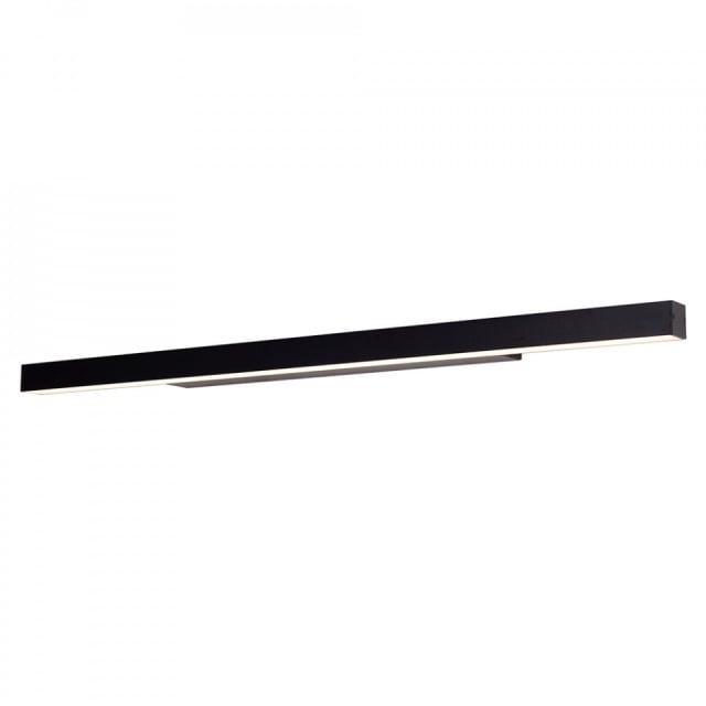 Plafoniera neagra din plastic si metal Linear Large Maxlight