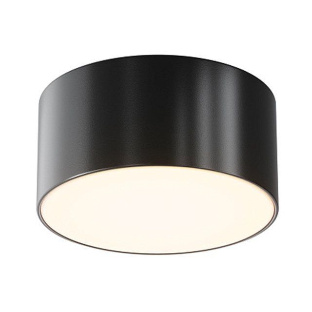 Plafoniera pentru exterior neagra din metal cu LED Zon IP S Maytoni