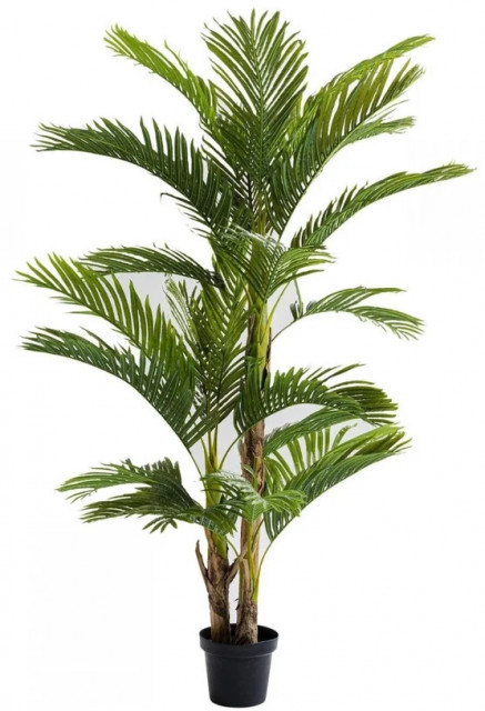 Planta artificiala cu ghiveci verde din metal 190 cm Palm Kare