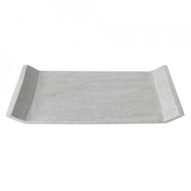 Platou gri din rasina 30x40 cm Moon Blomus