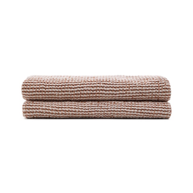 Pled bej din bumbac 130x170 cm Eria Kave Home