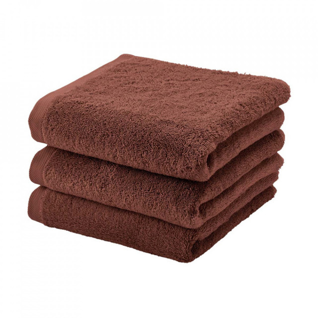 Prosop maro umber din bumbac 55x100 cm London Aquanova