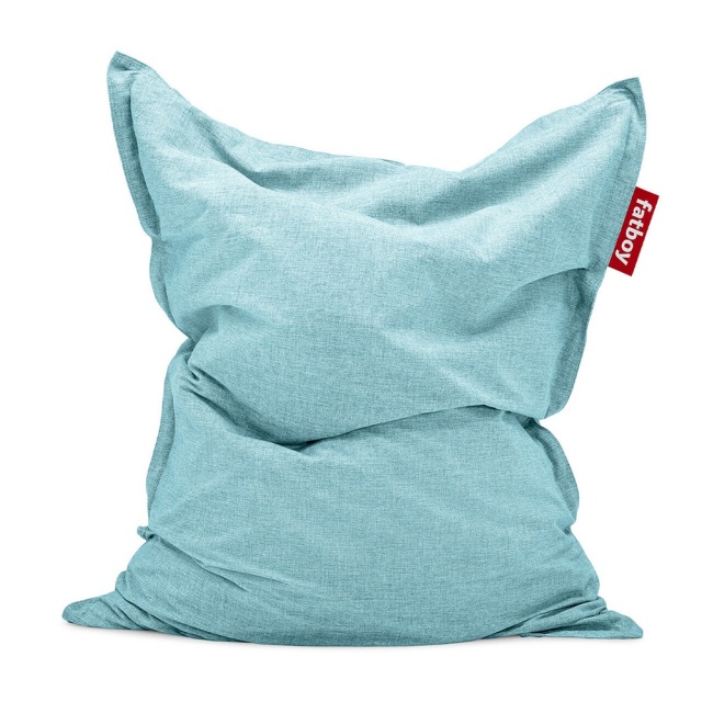 Puf dreptunghiular exterior albastru din textil 134x180 cm Original Fatboy