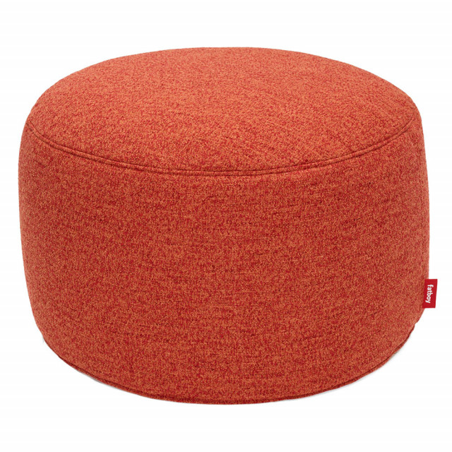 Puf rotund rosu din poliester 70 cm Point Mingle Fatboy