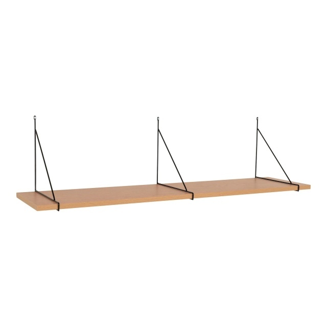 Raft maro/negru din metal 120 cm Chiba House Nordic