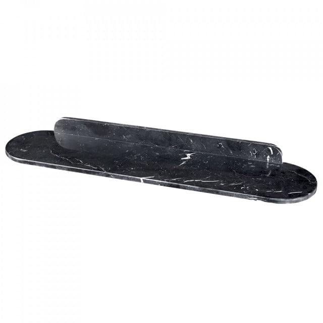 Raft negru din marmura 70 cm Wafer Bolia