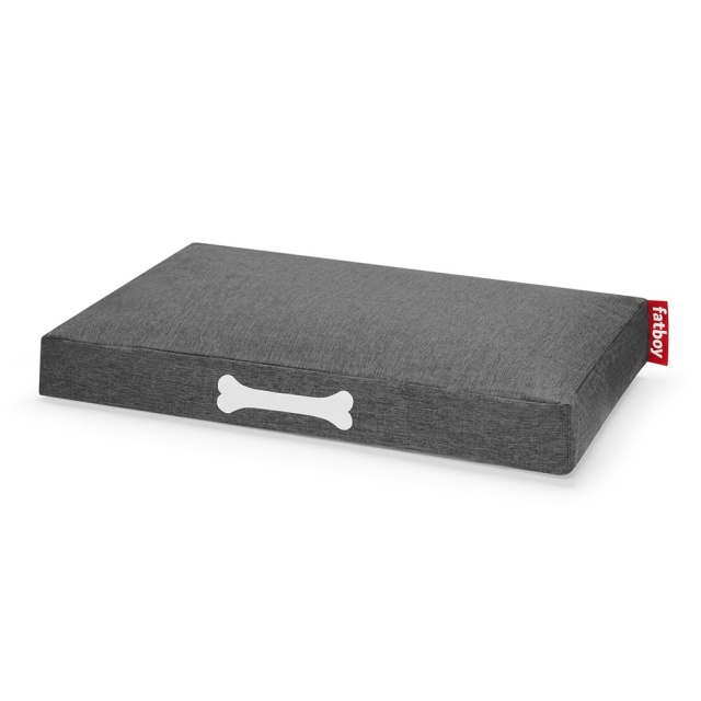 Saltea gri piatra pentru caini din fibre sintetice 75x120 cm Doggielounge Fatboy