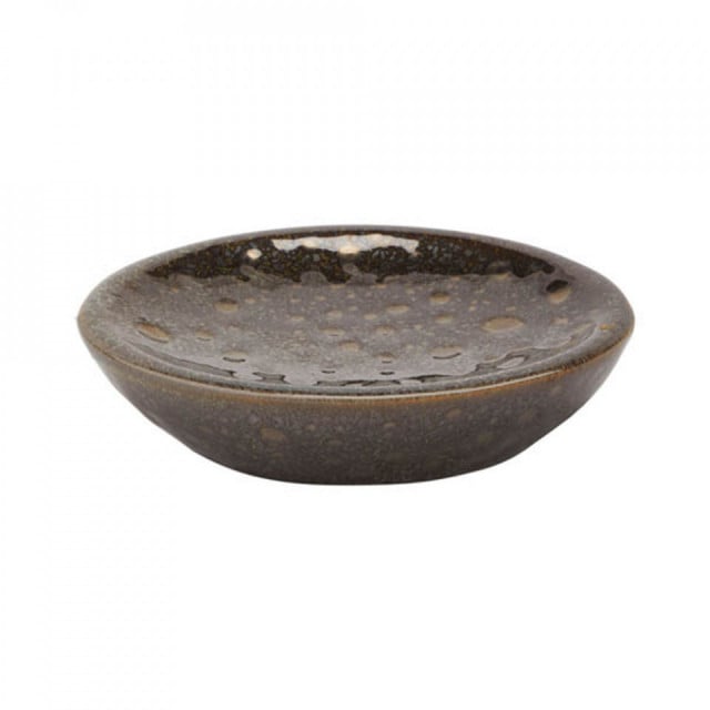 Savoniera maro bronz din ceramica 10x12 cm Ugo Aquanova