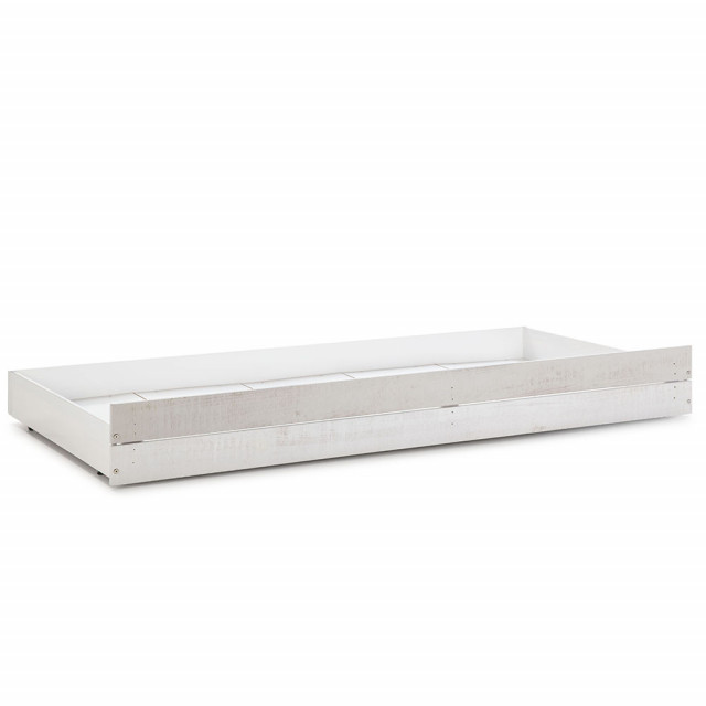 Sertar pat alb din lemn Lara The Home Collection