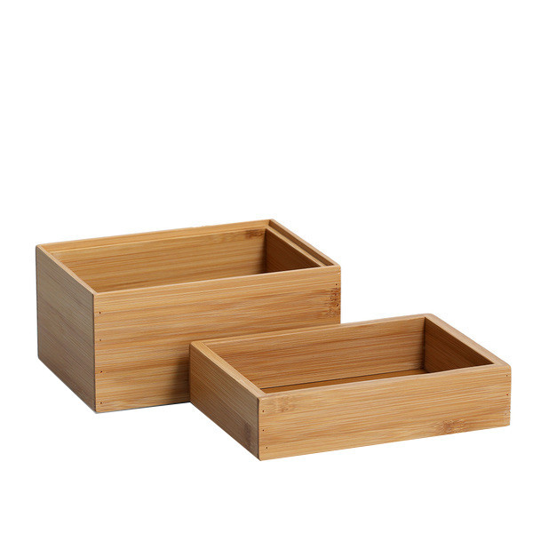 Set 2 cutii pentru bijuterii maro din lemn Leon Zeller