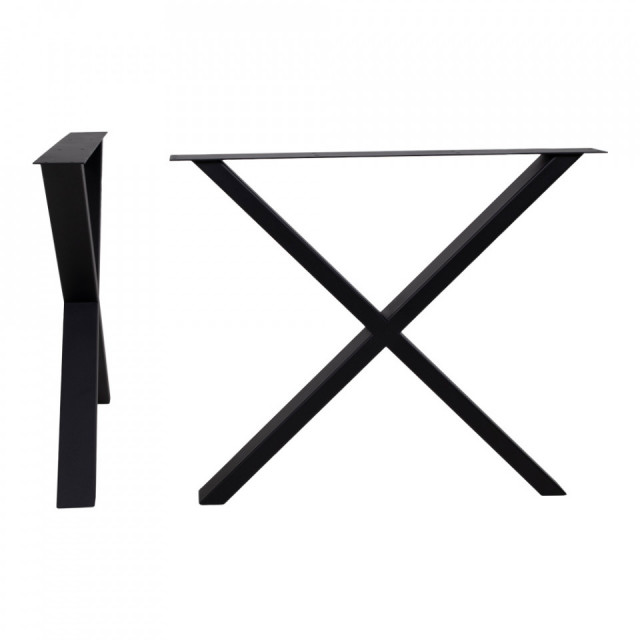 Set 2 picioare pentru masa din metal Nimes House Nordic