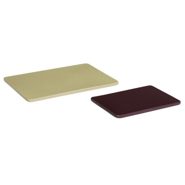 Set 2 suporturi verde deschis/maro din piatra pentru vase fierbinti Amare Hubsch