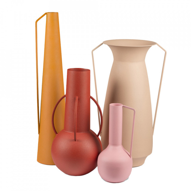 Set 4 vaze multicolore din metal Roman Sunset Pols Potten