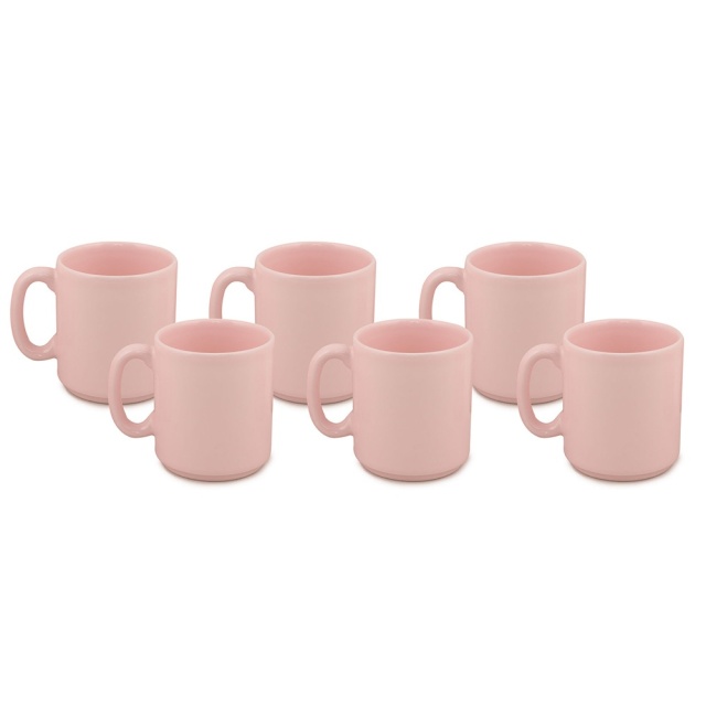 Set 6 cani roz din ceramica 8 cm Altos The Home Collection