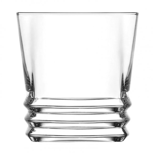 Set 6 pahare transparente din sticla Whiskey The Home Collection