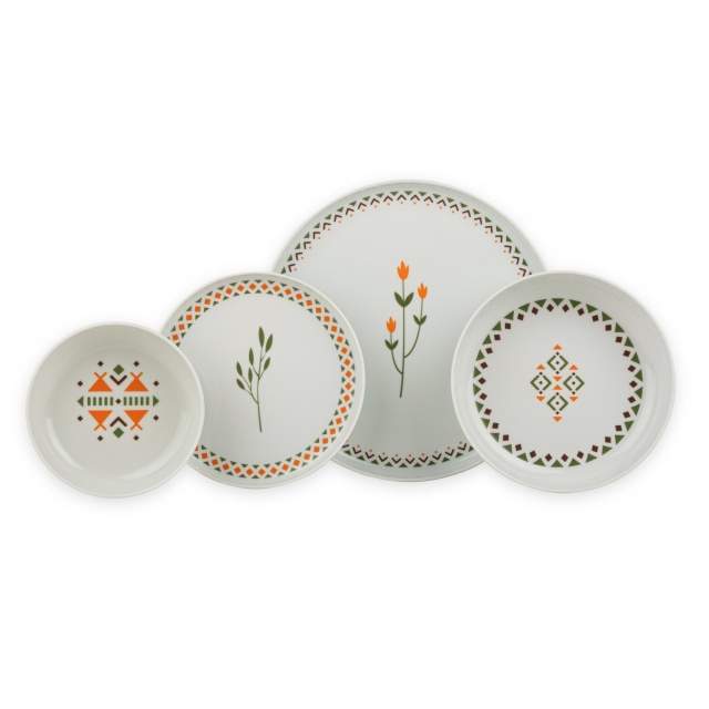 Set de masa 24 piese multicolore din ceramica Parte The Home Collection