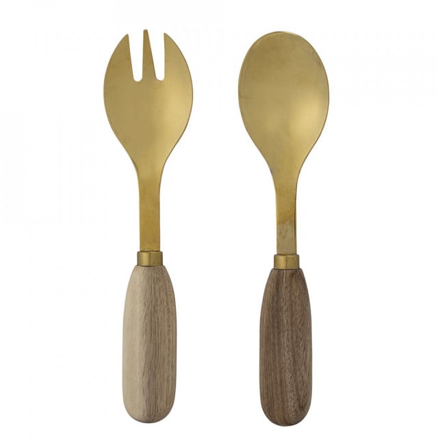 Set lingurita si furculita pentru salata din metal Thina Creative Collection