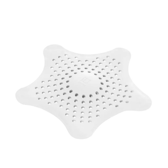 Sita scurgere pentru cada alb din silicon Starfish Umbra