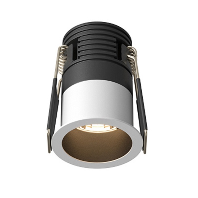 Spot alb/negru din metal cu LED Downlight Minor 5 Maytoni