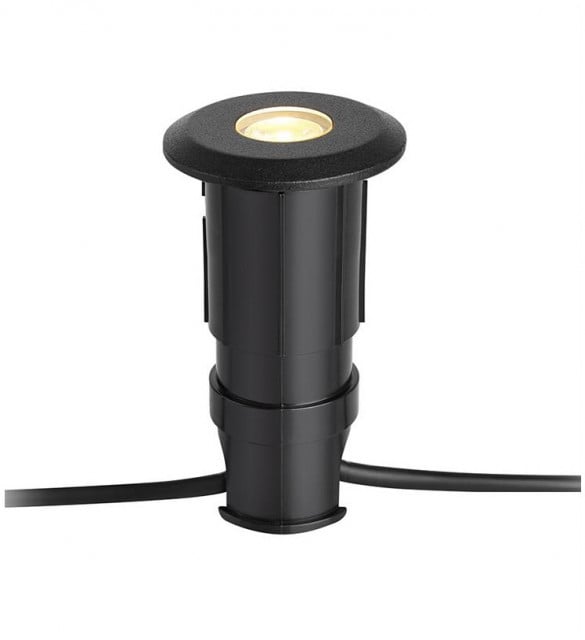 Spot dimabil pentru exterior negru din metal Garden Decklight Markslojd