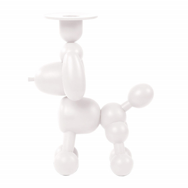 Suport lumanare alb din aluminiu 21 cm Can Dolly Fatboy