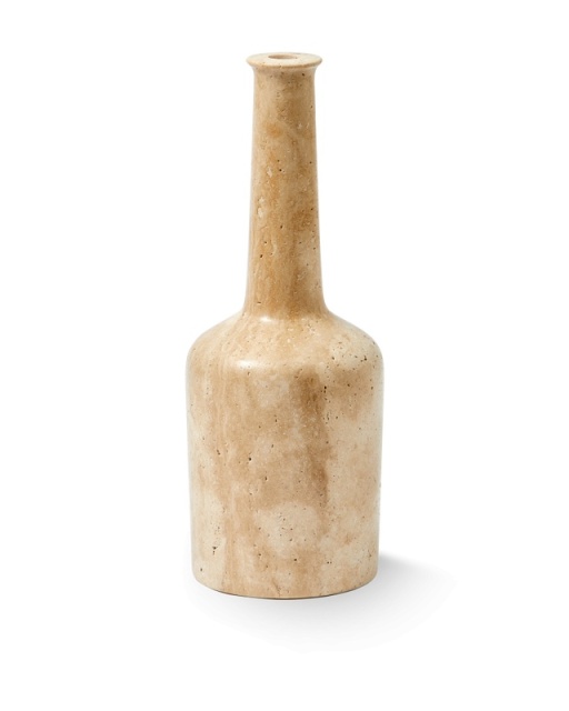 Suport lumanare bej din marmura 33 cm Heritage Whiskey Pols Potten